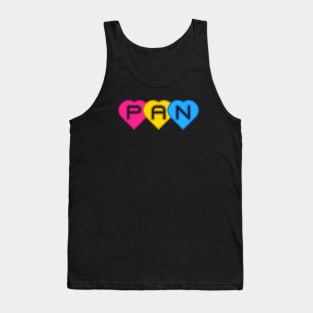 pansexual hearts Tank Top